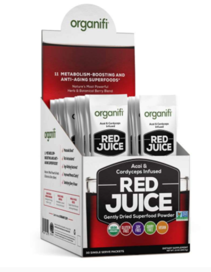 Organifi Red Juice Travel Packs-Serving size 15